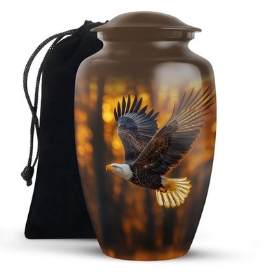 Oceanic Eagle Decorative Urns for Human Ashes Adult Father (10 Inch)