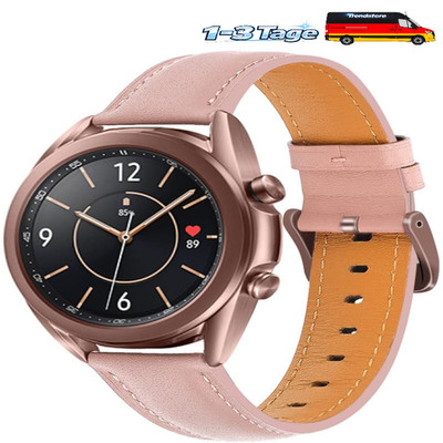 Samsung Galaxy Watch 3 41mm Echtleder-Armband kompatibel Damen Herren