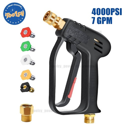 #ad TOOLCY 4000 psi Pressure Washer Gun 7 GPM Spray Tips Fitting for Hot Water $40.91