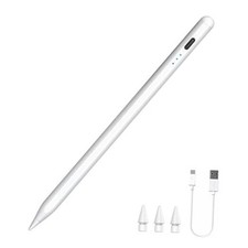 Stylus Pen for iPad - 3rd Gen 3X Fast Charging Apple Pencil Tilt White