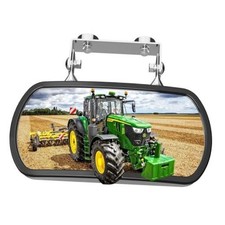 Universal Magnetic Tractor Mirror, Stainless Steel Rear and Side Mirror for