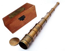 Brass Nautical Spyglass Brass Designer Telescope Marine Handheld Telescope