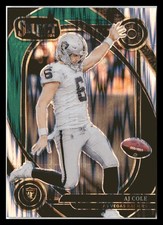 2024 Panini Select #203 AJ Cole Black & Green Prizm Shock