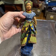 1990 Avon Nigeria Adama Porcelain Doll Collection No Stand 8" Tall