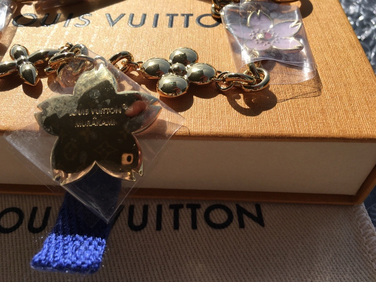 Louis Vuitton ゴールドロックチャーム BNIB Louis Vuitton X Takashi Murakami 2025 Bag Charm Chain