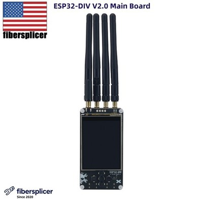 ESP32-DIV V2.0 2.8'' WiFi+Bluetooth Handheld Wireless Tool Long Antenna/ USA