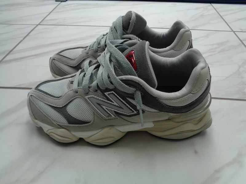 New Balance 9060 Gray Boy shoes size 7