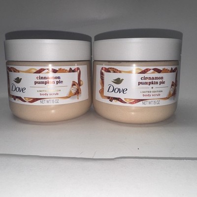 2 Pack Dove Holiday Treats Cinnamon Pumpkin Pie Body Scrub Limited Edition New