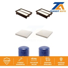 Air Cabin Engine Oil Filters (6 Total) Kit For Honda Civic Acura ILX 2.4L