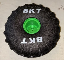 1x 10” Replacement RC Truck Front Wheel & Tire Mega Monster Jam Grave Digger 1:6