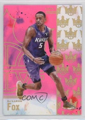 2024-25 Panini Court Kings Pink 4/99 De'Aaron Fox #62 e3p