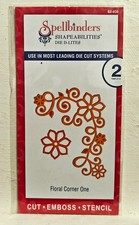 Spellbinders Dies -Shapeabilities - Floral Corner One