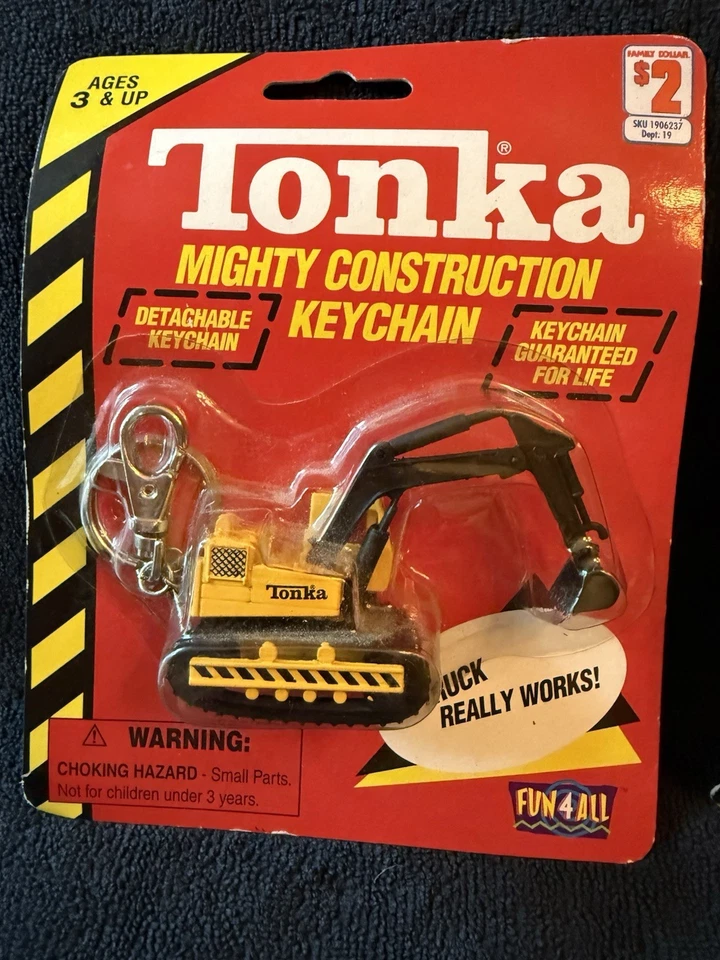 Tonka Mighty construction detachable keychains set of two - Image 2 of 4