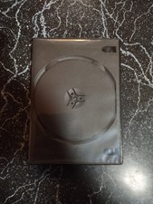 Soft Plastic Double DVD Replacement Box Black