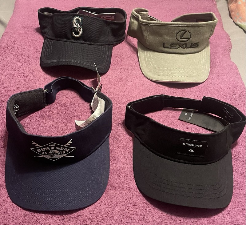 SERVCO LEXUS BEIGE VISOR - GOLF PICKLEBALL TENNIS VOLLEYBALL PRE-OWNED