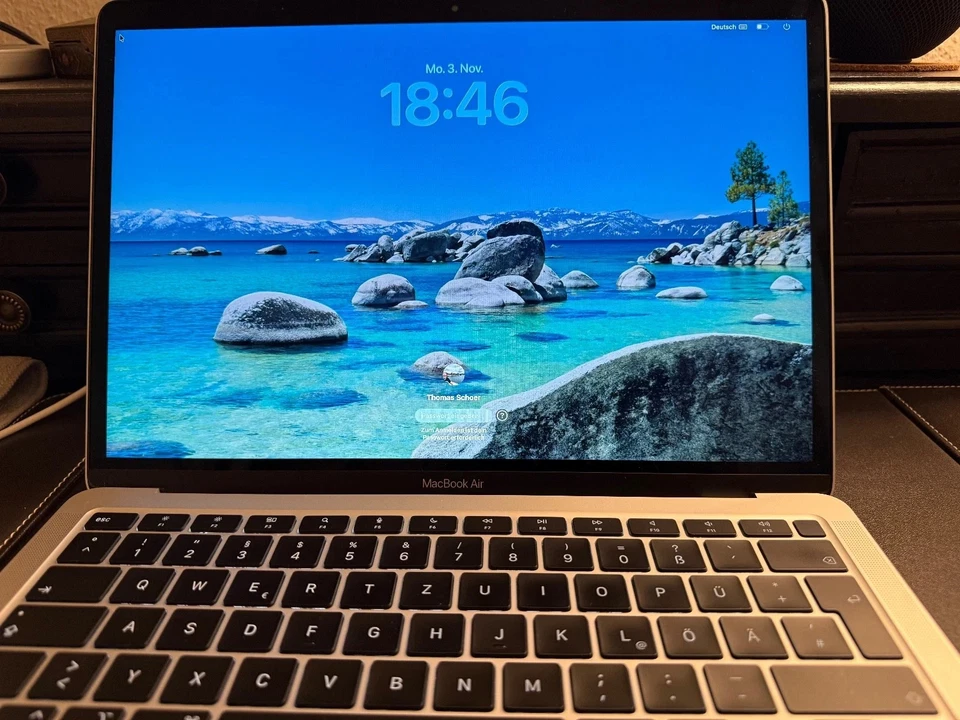 Apple MacBook Air 13 Zoll (256GB SSD, M1, 8GB) Laptop - Silber - MGN93D/A in OVP