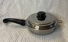 SaladMaster Versa Tec TP304-316 9 Inch Skillet Stainless Steel With Lid