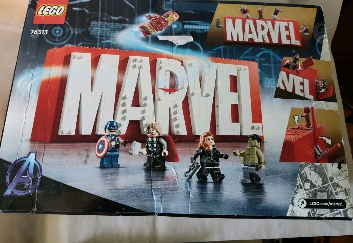 LEGO MARVEL LOGO & INFINITY SAGA Mini-Figures (76313), NEW with