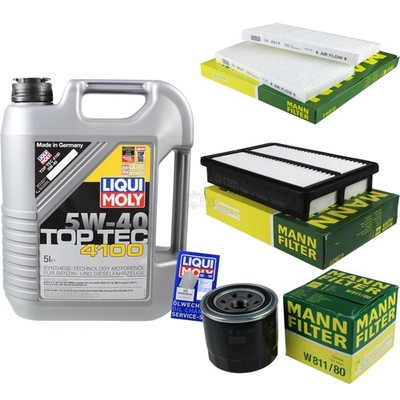 INSPEKTIONSKIT FILTER LIQUI MOLY ÖL 5L 5W-40 für KIA Sportage JE_ KM_ 2.0 16V