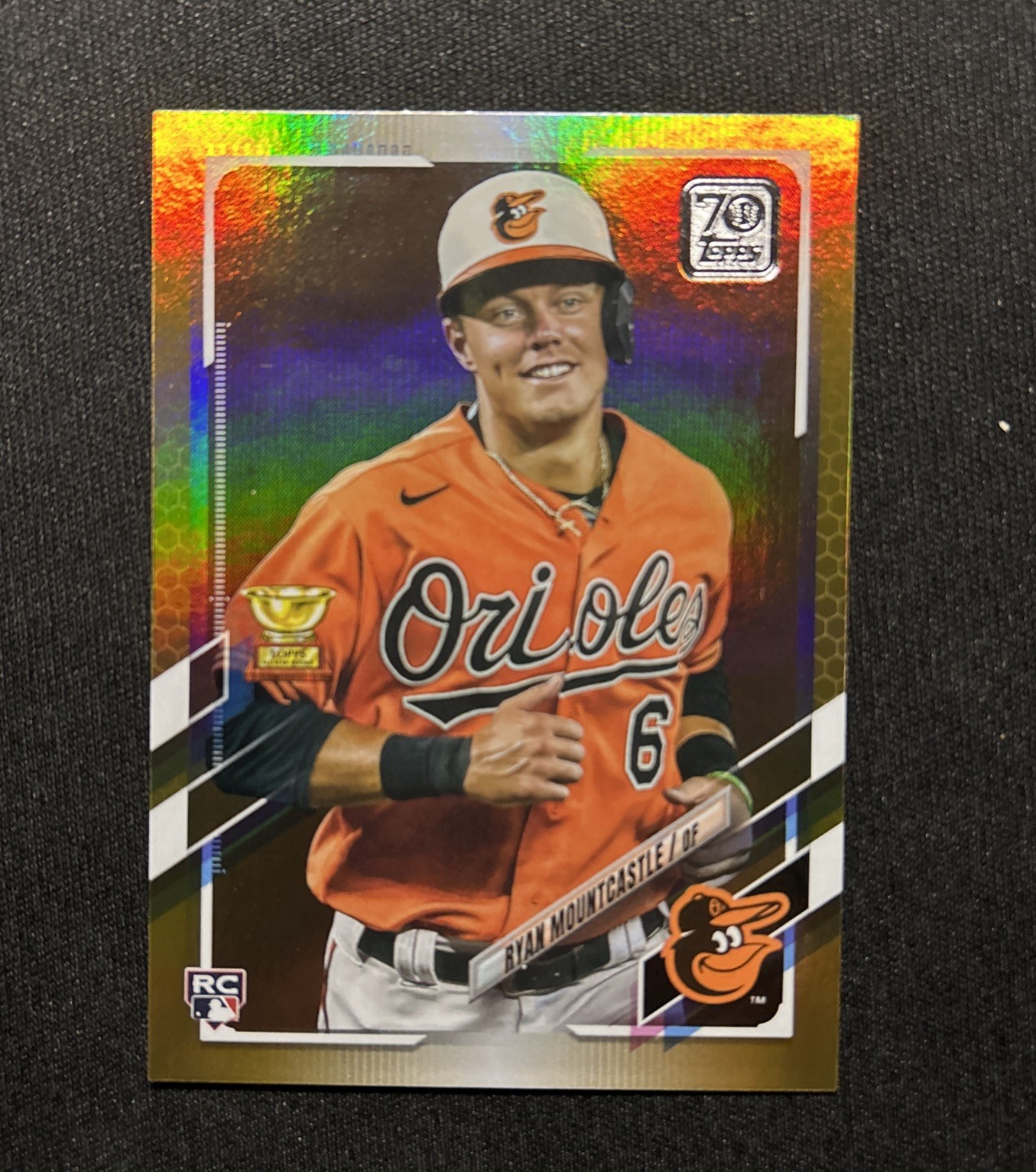 2021 Topps Gold Foil Ryan Mountcastle #143 Rookie RC
