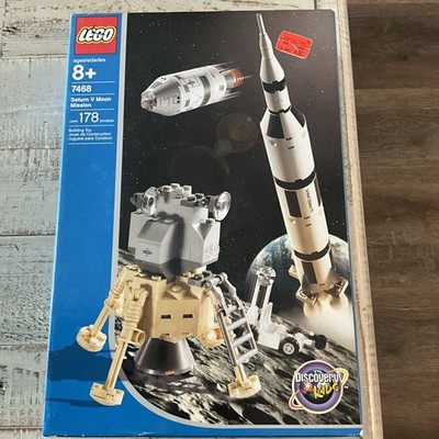LEGO Discovery Kids 7468 Saturn V Moon Mission 2003 NASA Space NEW SEALED NOS