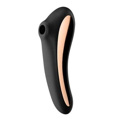 Satisfyer Dual Kiss Insertable Air Pulse Vibrator Black