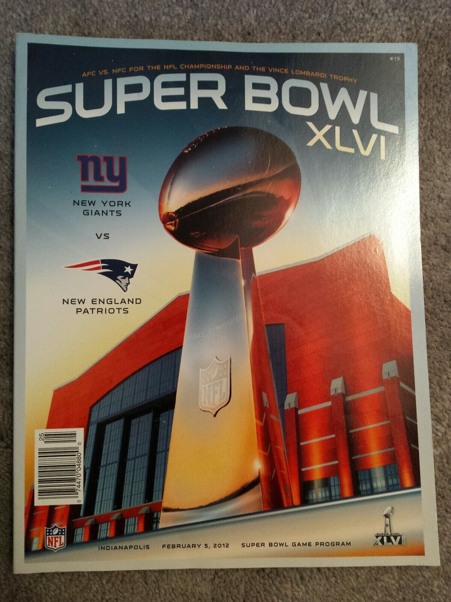 NFL SUPER BOWL 46 プログラム GIANTS PATRIOTS s-l400.jpg
