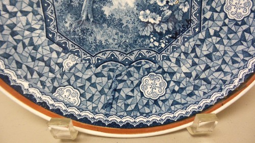 Villeroy & Boch (Bonn) FLAMANDE Blue 10 1/4" Dinner Plate, c.1920's - Picture 5 of 8