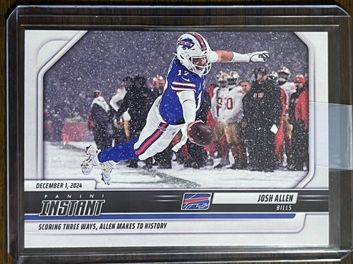 2024-25 Panini Instant NFL #185 Josh Allen Buffalo Bills