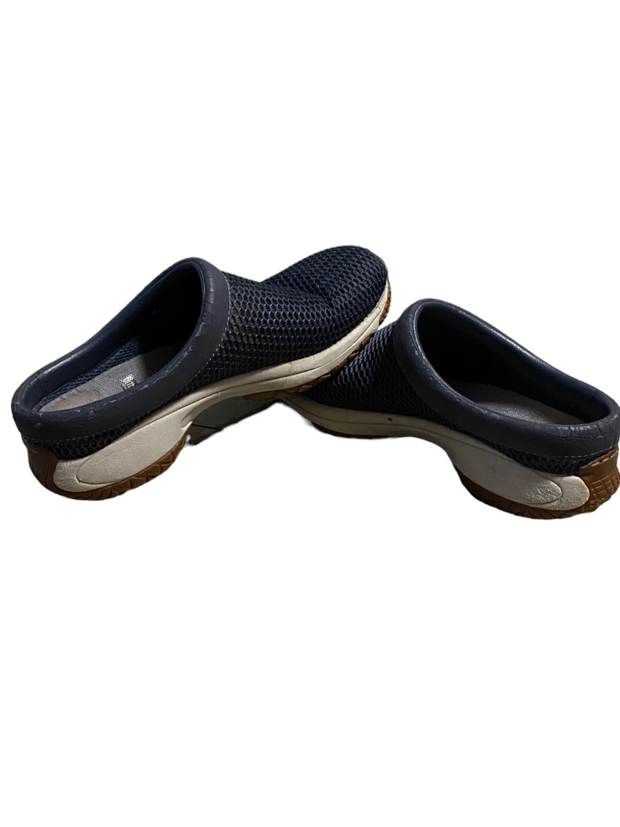 Merrell Encore Q2 Breeze Mesh Clogs Mule Slip On Shoes Navy Blue