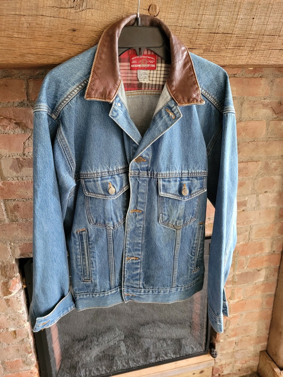 Vintage Marlboro Country Store Jean Jacket Men's Size L