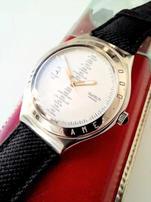 Swatch: Irony Standard " Swagmen Blanc " (YGS114) Olympique Spécial Neuf/Rarité - Photo 1/3