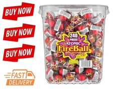 Atomic Fireballs Candy 4.05 Pound Bulk Tub