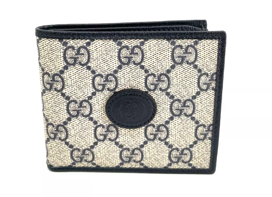 Authentique étui portefeuille/carte Gucci GG Supreme monogramme
