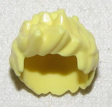 LEGO NEW BRIGHT LIGHT YELLOW SPIKED HAIR PIECE PART