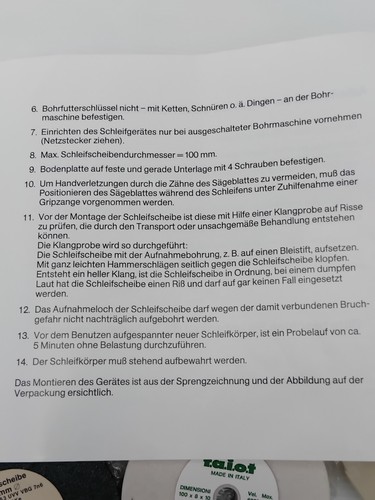 Sägeblatt-Schärfgerät FA30 - Bild 16 von 23