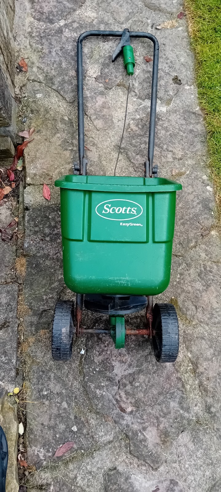 Rotary Spreader Lawn Spreader Fertilizer Sower Rock Salt Garden/SCOTTS