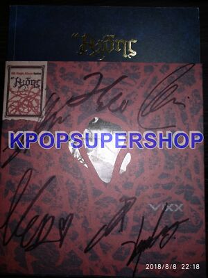 VIXX 6th Single Album Hades Autographed Signed CD Great Condition