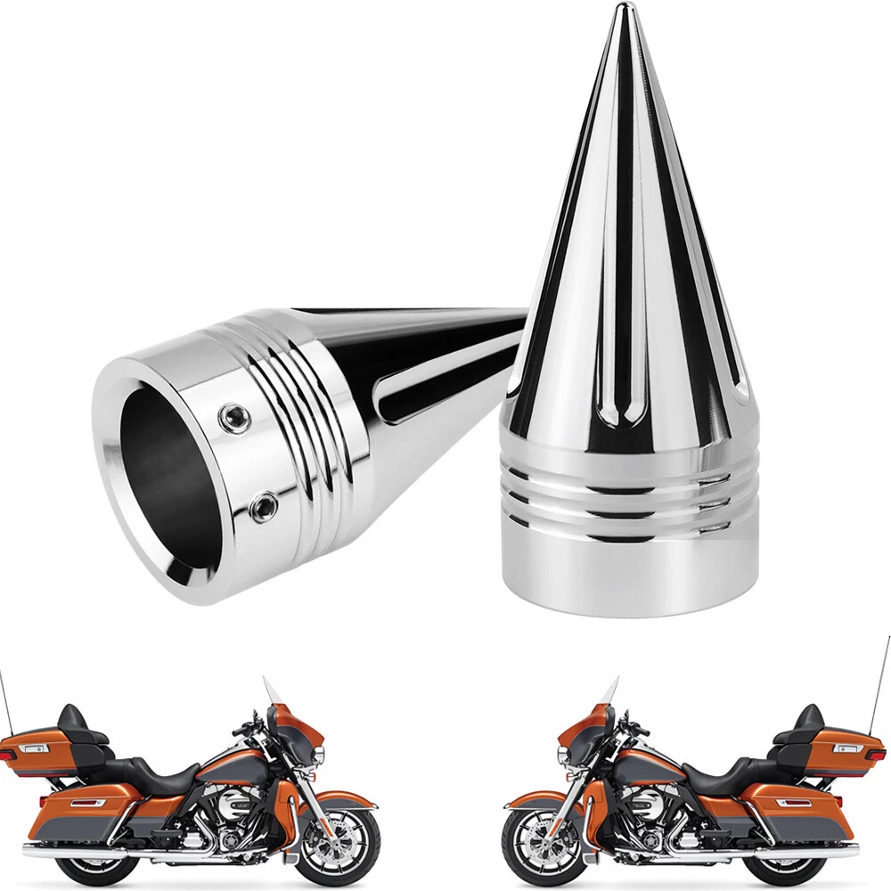 Custom motorcycle axle nut clearance covers