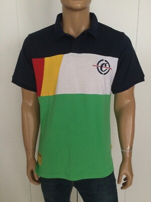 Cookies SF Men s Pieced Cotton Polo T-Shirt Size L