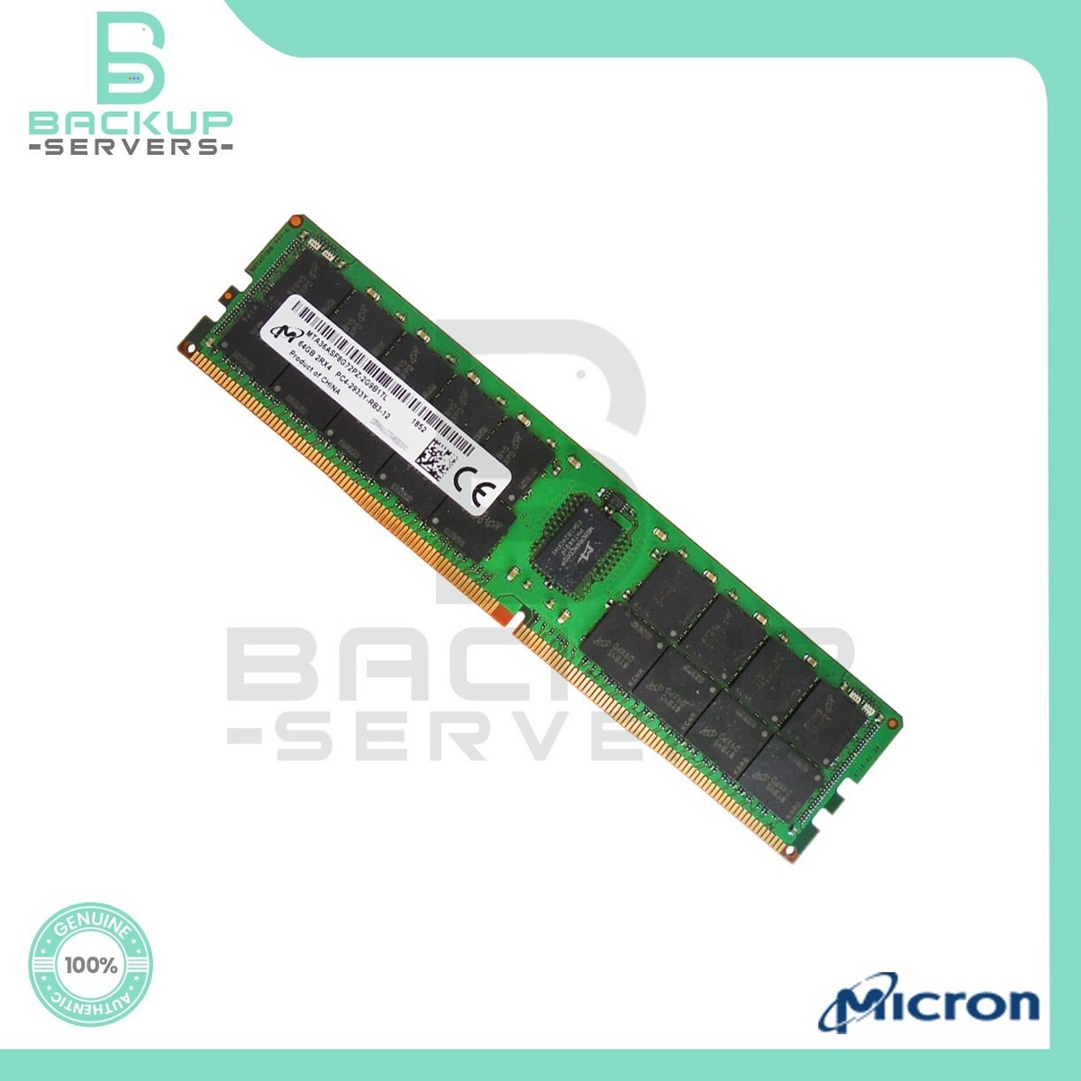 MTA36ASF8G72PZ-2G9 Micron 64GB 2933MHz PC4-23400 288-Pin CL21 2Rx4