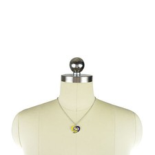 New NFL Minnesota Vikings Fashion Jewelry Swirl Heart Charm Pendant Necklace