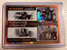 2022 H2 Classic Combos Jerome Bettis/Hines Ward Orange /10
