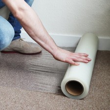 10-150M Self Adhesive Carpet Floor Protector Roll Protection Cover Dust Film