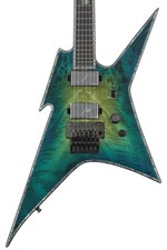 B.c. Rich Ironbird Extreme Exotic With Floyd Rose Electric Guitar - Cyan Blue
