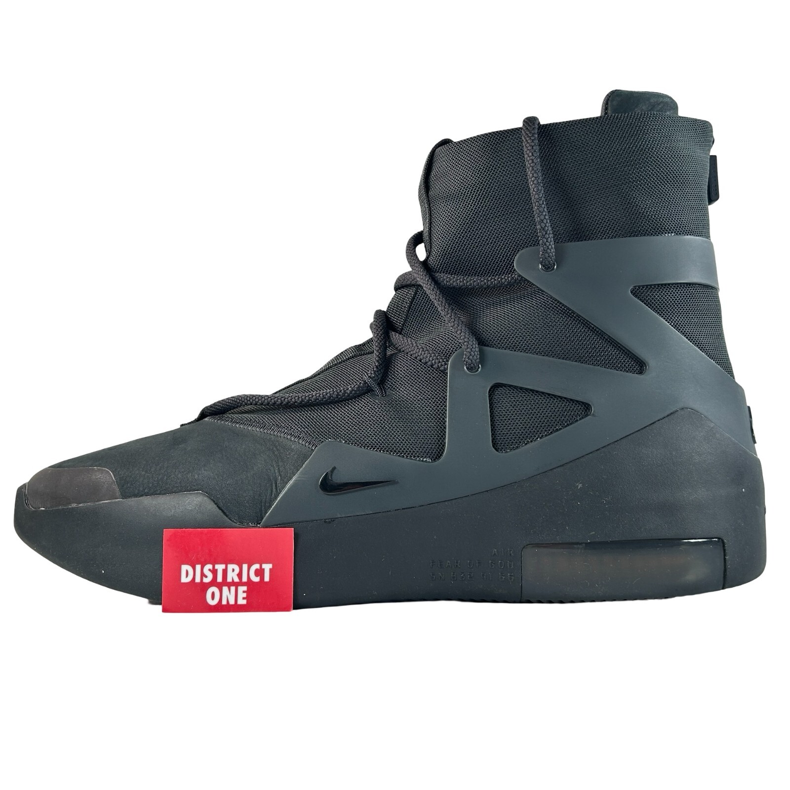 fear of god triple black sizing