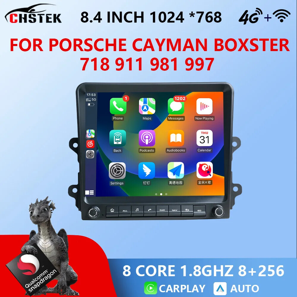 CHSTEK Android Car Radio Carplay For Porsche Cayman Boxster 718