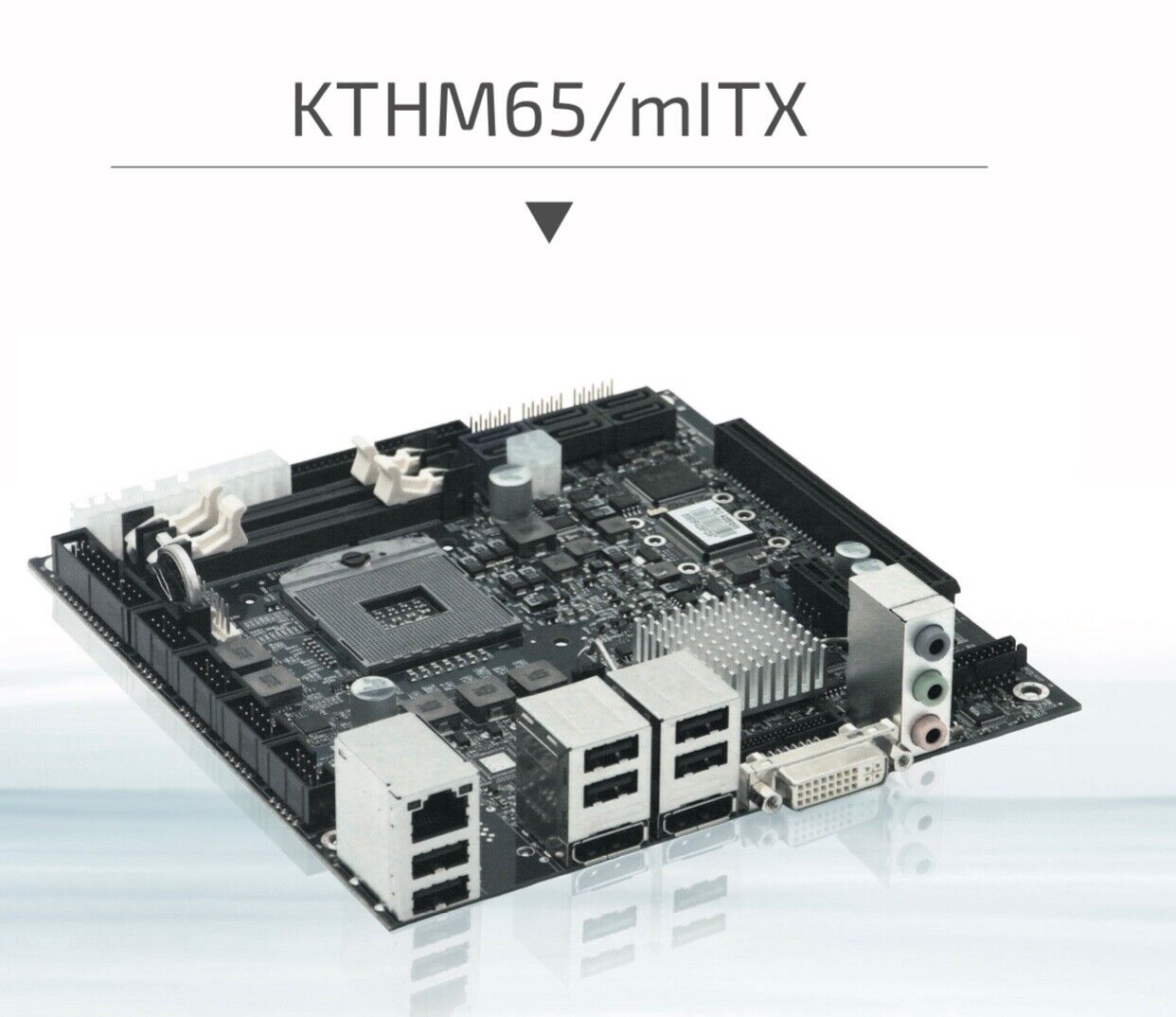 Kontron KTHM65/mITX, Intel Celeron, 4GB RAM, 1GB VRAM, Power supply, 120 GB SSD.