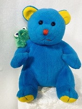 Murphy And Myrtle Blue Plush Bear Frog On Shoulder Scholastic Sidekicks 2002 7