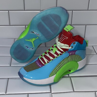 Nike Air Jordan XXXV 35 Jayson Tatum Basketball Shoes Blue Men's 9